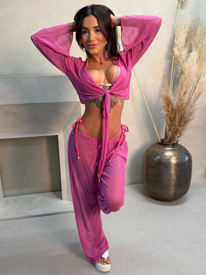 Conjunto Saída Ipanema Pink